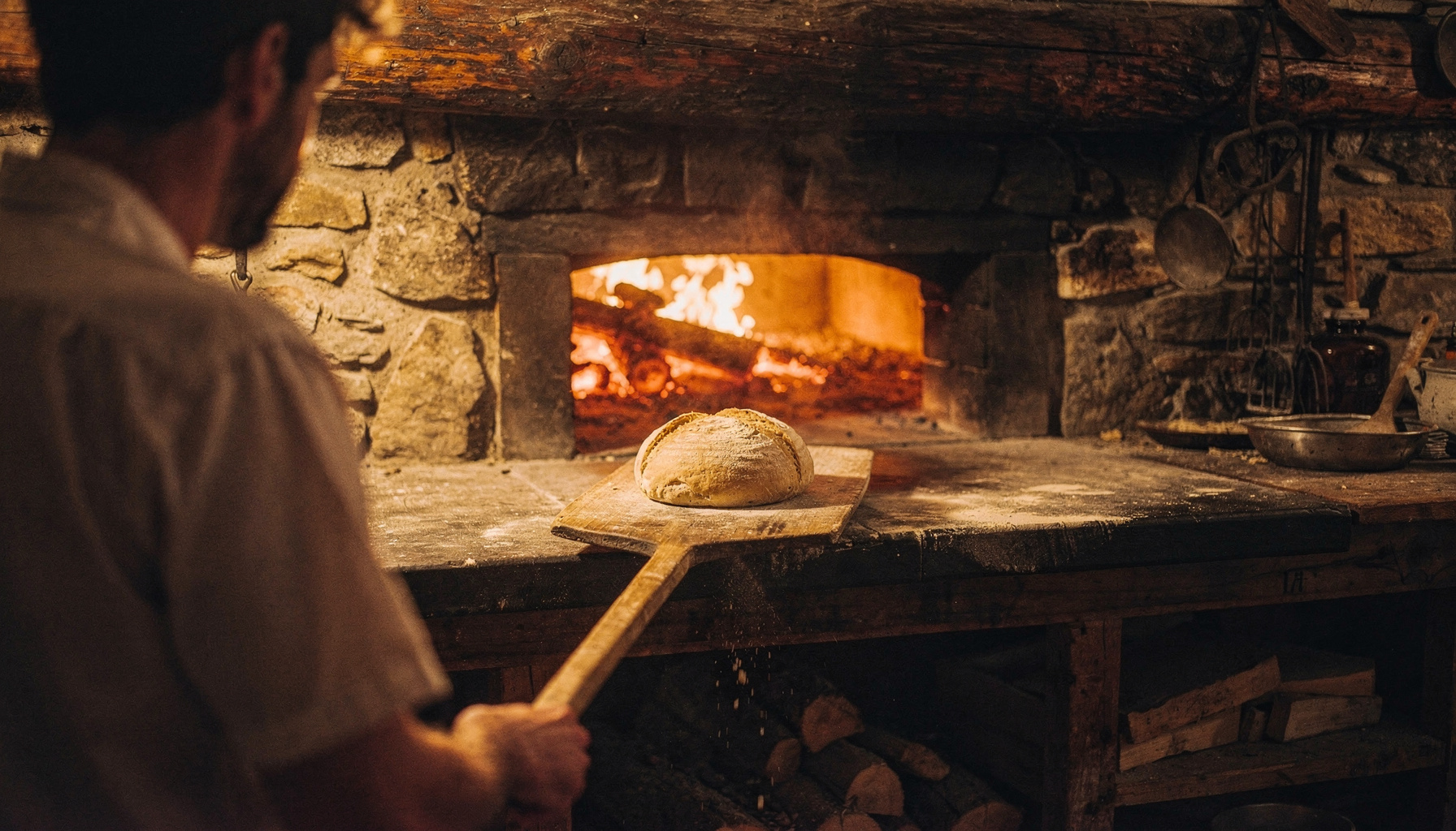 Loading — hands at work in the bakehouse