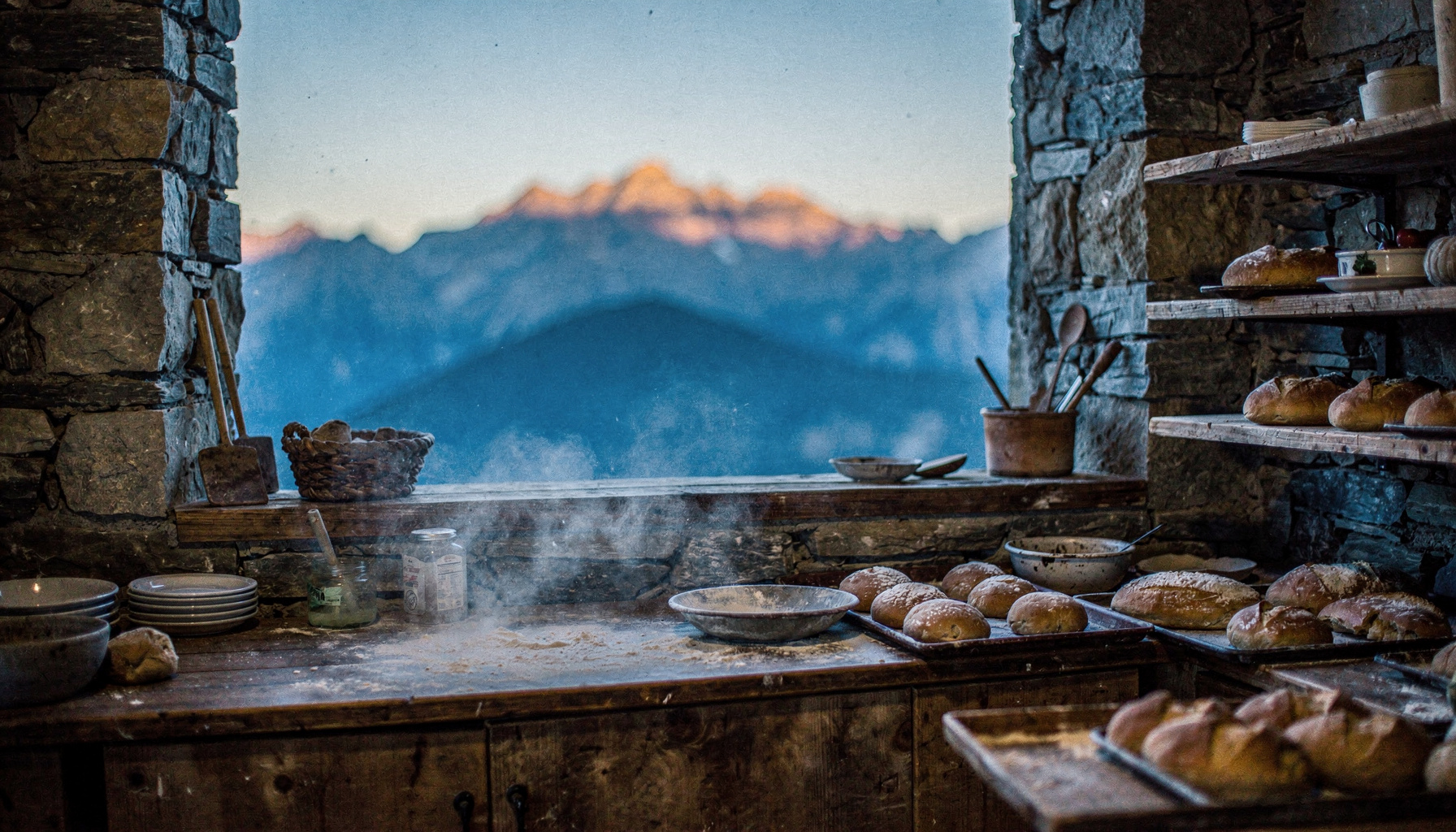 The valley at dawn